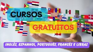 cursos gratuitos - idiomas - inglês - espanhol - cursos