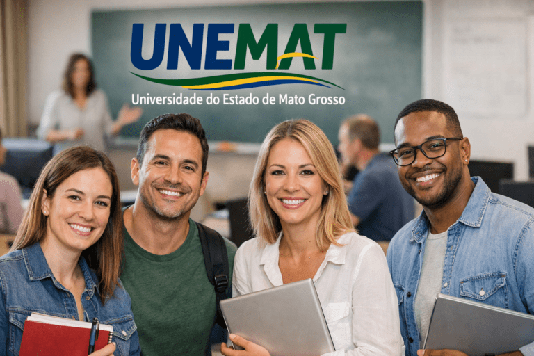 UNEMAT abre seleção para especializações online sem mensalidade com encontros presenciais em polos regionais