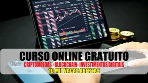 CURSO ONLINE - blockchain - criptomoedas - investimentos