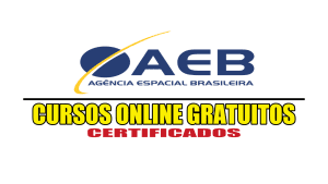 CURSOS ONLINE - cursos gratuitos - agência espacial brasileira