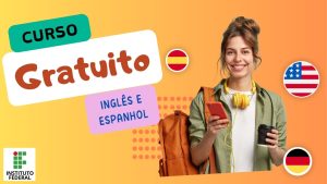 curso gratuito - instituto federal - ifsc - inglês - idiomas