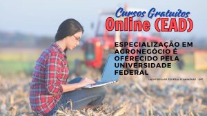 cursos gratuitos - especialização - agronegócio - online - ead