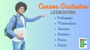 institutito federal - cursos gratuitos - licenciatura - pedagogia - matemática