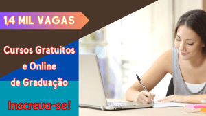 cursos gratuitos - graduação - universidade federal - online - vagas