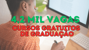 cursos gratuitos - graduação - universidade estadual - online - ead