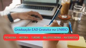 cursos gratuitos - UNIRIO - graduação - online - ead