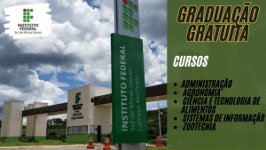 cursos gratuitos - instituto federal - graduação - gratuitos - cursos