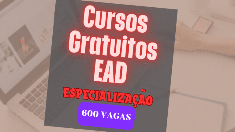 cursos gratuitos - especialização - online - ead - cursos