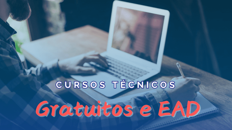 cursos técnicos - cursos gratuitos - online - ead - cursos