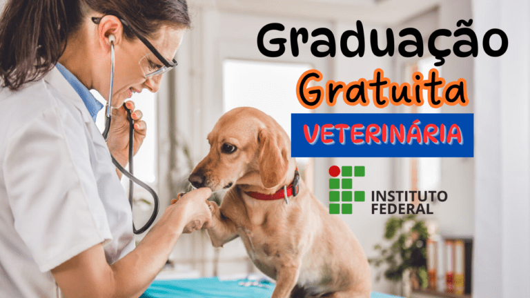curso gratuito - graduação - veterinária - instituto federal - curso