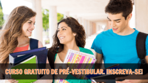 curso gratuito - universidade federal - pré-vestibular - curso - gratuito