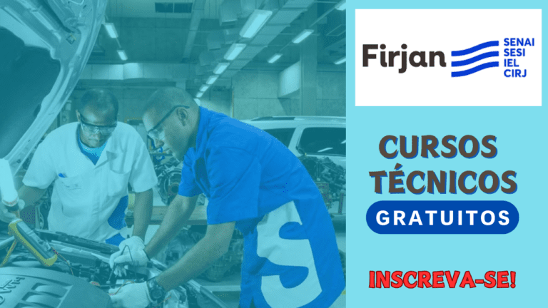 cursos técnicos gratuitos - senai - firjan - mecânica - cursos