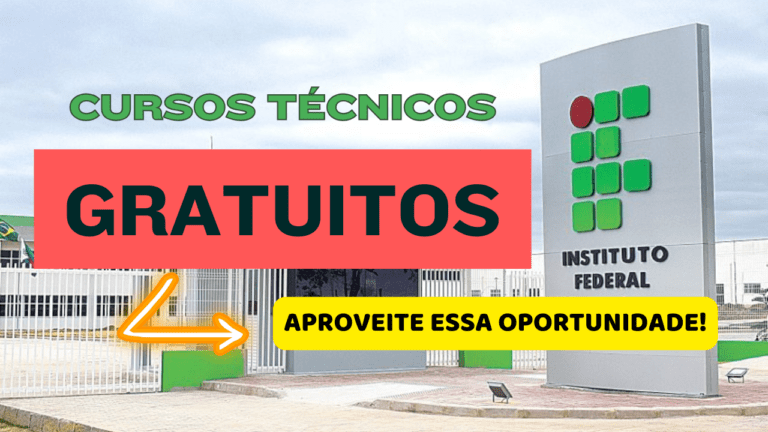 cursos técnicos gratuitos - online - cursos técnicos - ead - instituto federal