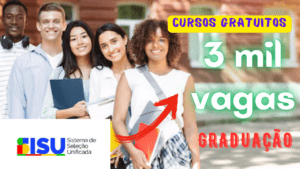 cursos gratuitos - vagas - graduação - SISU - cursos