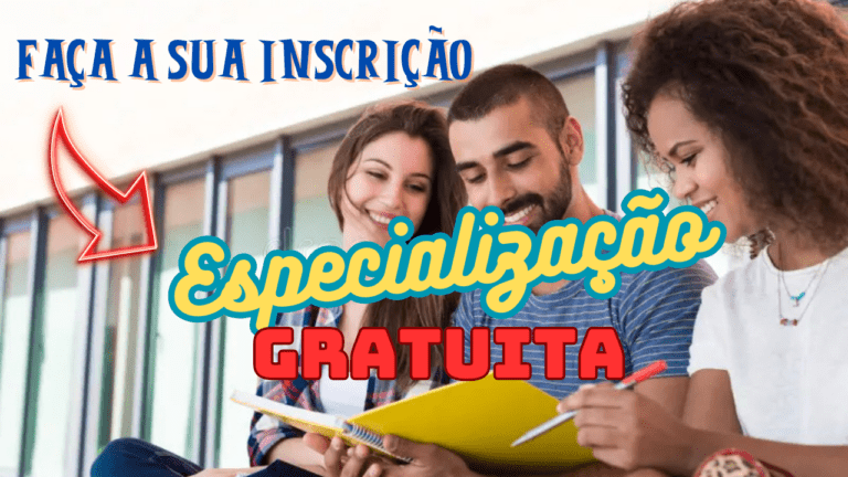 curso gratuito - especialização - Universidade Federal - curso - gratuito