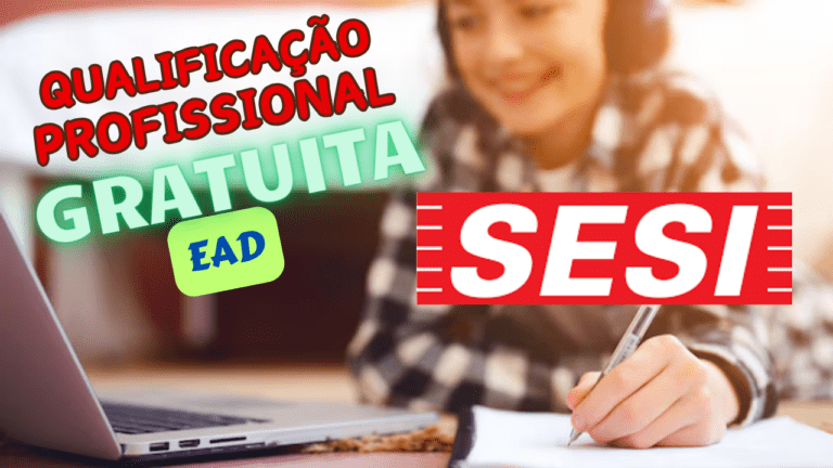 cursos gratuitos - online - ead - qualificação profissional - SESI