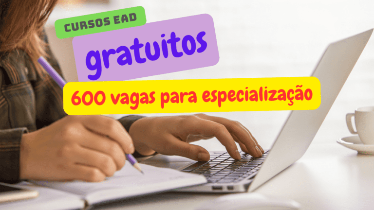 cursos gratuitos - especialização - online - ead - cursos