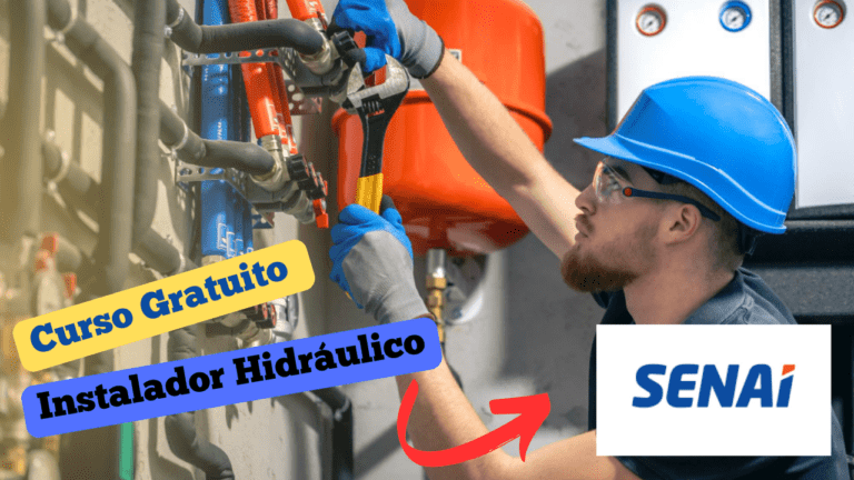 curso gratuito - senai - curso - gratuito - instalador hidráulico