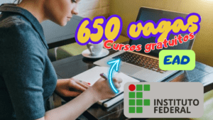cursos gratuitos - online - ead - Instituto federal - capacitação