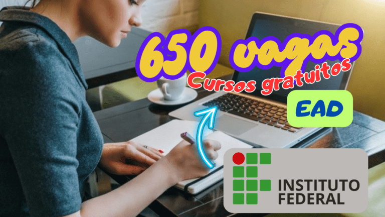 cursos gratuitos - online - ead - Instituto federal - capacitação