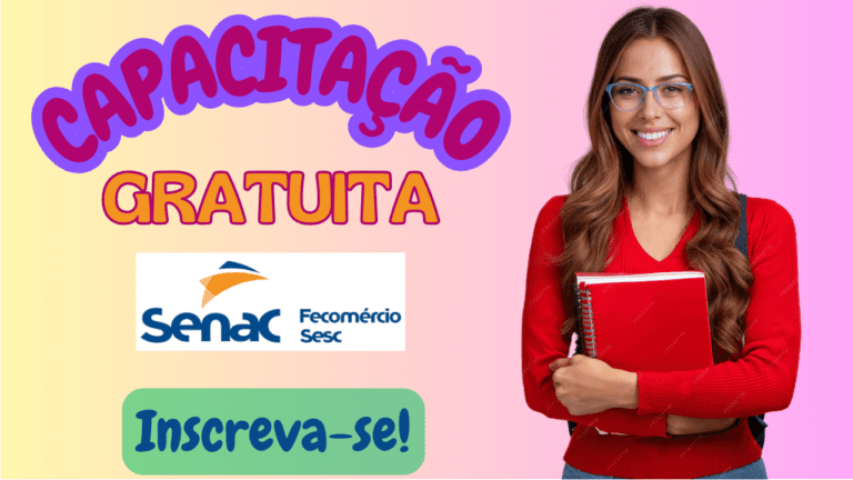 cursos gratuitos - capacitação - senac - cursos - gratuitos