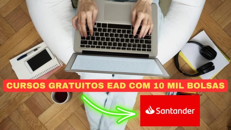 cursos gratuitos - capacitação profissional - online - ead - santander