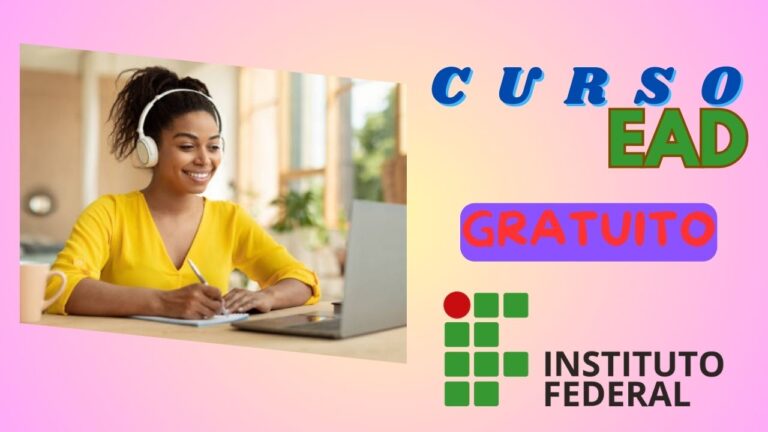 curso gratuito - online - instituto federal - ead - capacitação
