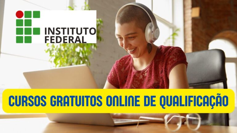 cursos gratuitos qualificação profissional online Instituto federal ead