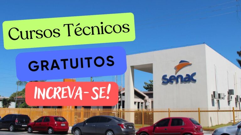 cursos técnicos gratuitos - cursos técnicos - senac - gratuitos - técnicos