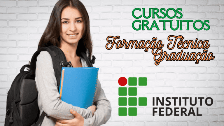 cursos gratuitos - formação técnica - graduação - instituto federal - cursos
