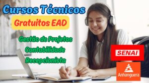cursos técnicos gratuitos - qualificação profissional - online - ead - cursos