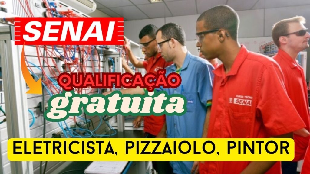 cursos gratuitos - qualificação profissional - senai - cursos - gratuitos