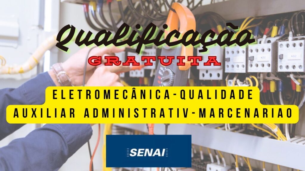 Cursos gratuitos - qualificação - eletromecânica - cursos - gratuitos