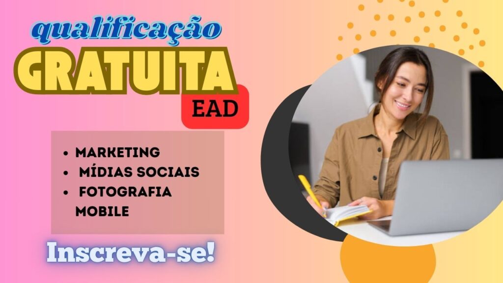 cursos gratuitos - qualificação profissional - online - ead - cursos