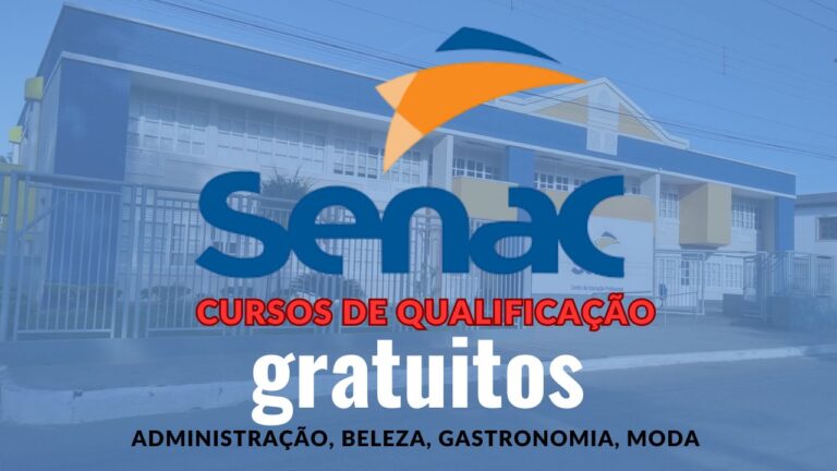 cursos gratuitos - qualificação profissional - senac - súde - gratuitos