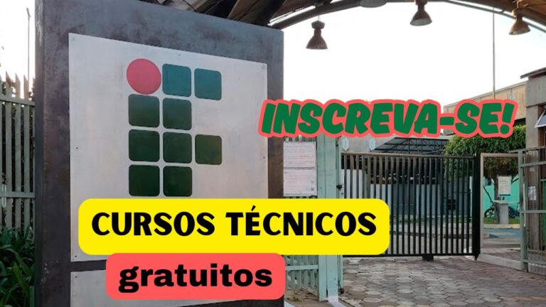 cursos técnicos gratuitos - qualificação profissional - instituto federal - cursos técnicos - cursos