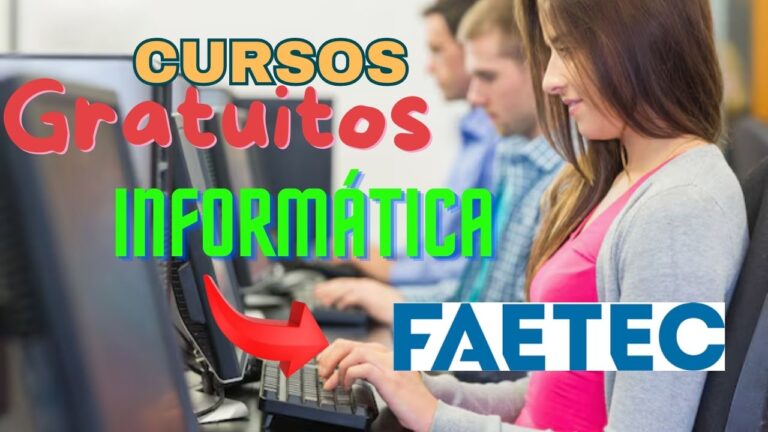cursos gratuitos - informática - exce - faetec - cursos