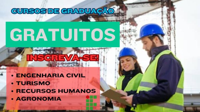 cursos gratuitos - graduação - instituto federal - enem - cursos