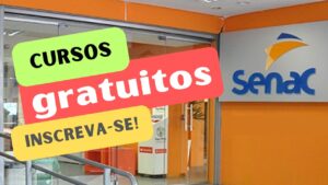 cursos gratuitos - quaificação profissional - senac - curos - gratuitos