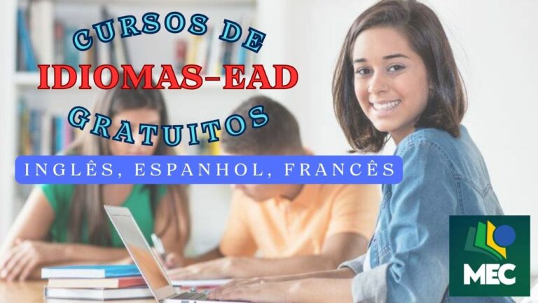 cursos gratuitos - idiomas - online - mec - ead