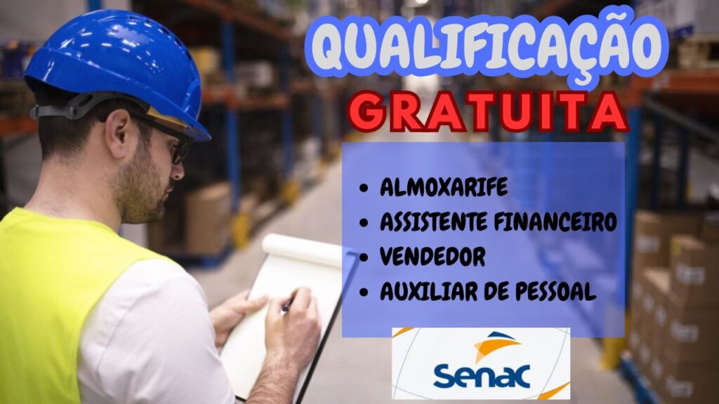 cursos gratuitos - senac - qualificação profissional - cursos - gratuitos