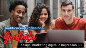 cursos gratuitos - qualificação profissional - cursos - marketing - design