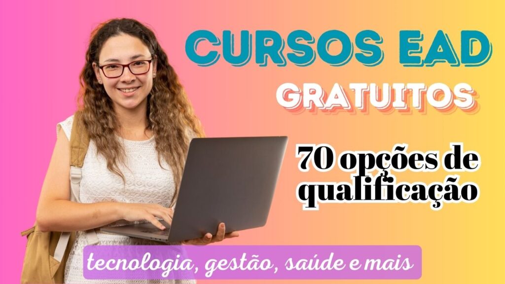 cursos gratuitos - qualificação profissional - online - ead - cursos