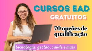 cursos gratuitos - qualificação profissional - online - ead - cursos