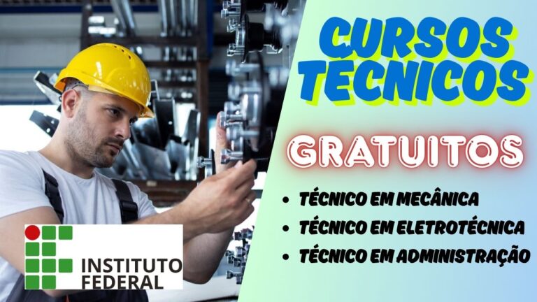 Gratuitos - cursos - instituto federal - cursos técnicos - cursos técnicos gratuitos