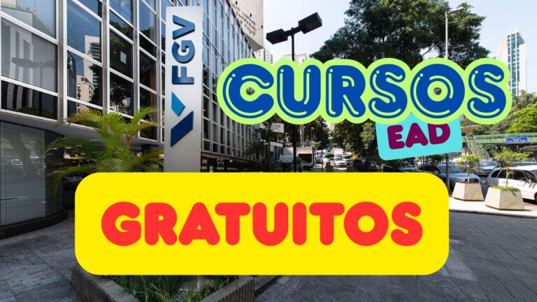 cursos gratuitos - online - ead - fgv - capacitação