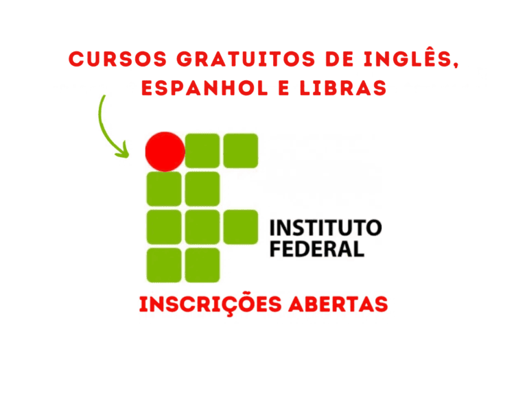 inglês - Instituto Federal oferece mais de 400 vagas em cursos gratuitos de idiomas (Inglês, Espanhol e Libras) para turbinar o seu currículo