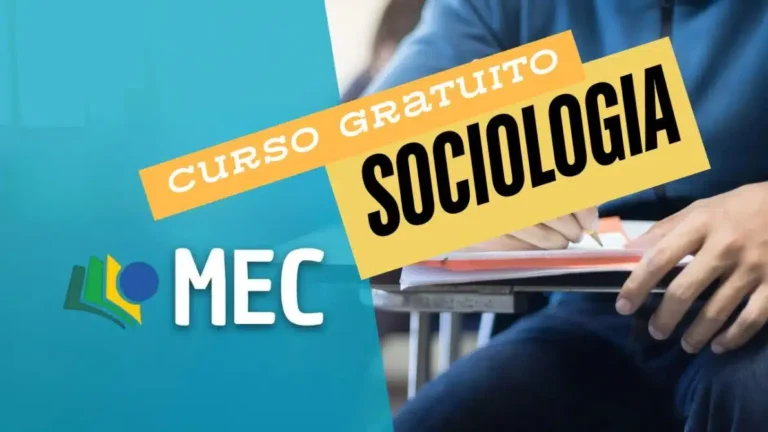 MEC - sociologia - cursos gratuitos - cursos ead - cursos online - certificado MEC
