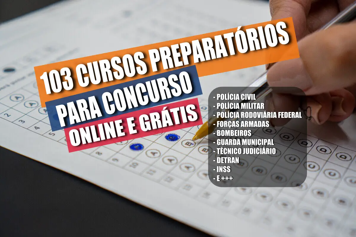 Quer fazer um curso preparatório para concurso totalmente online (EAD ...