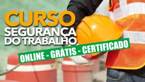 Cursos gratuitos de Segurança do Trabalho com certificado liberado na hora, direto no app. Estude NR35, CIPA, GRO e muito mais!